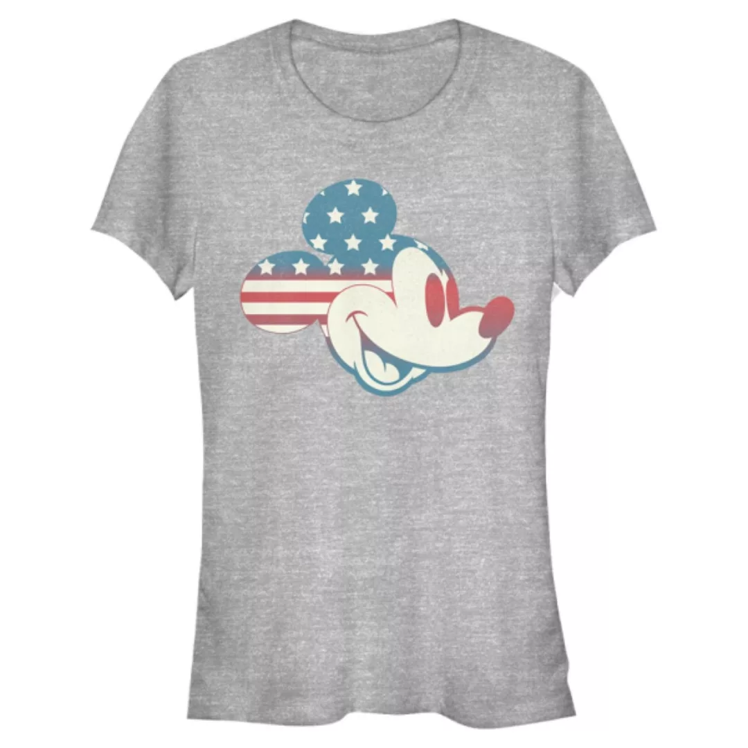 Disney - Micky Maus - Micky Maus Americana Flag Fill - Frauen T-Shirt günstig online kaufen