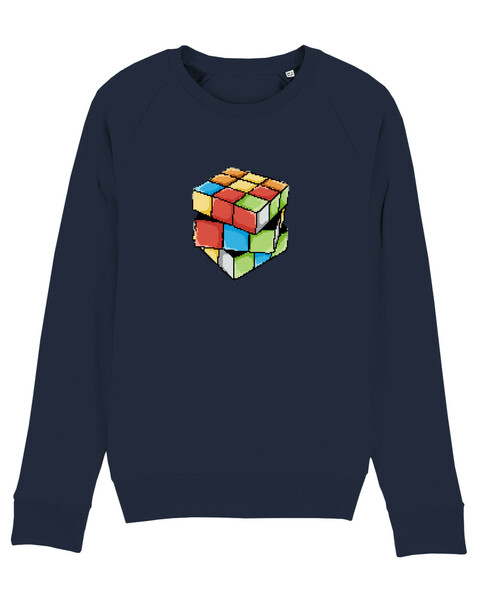 Pixel Zauberwürfel | Sweatshirt Unisex günstig online kaufen