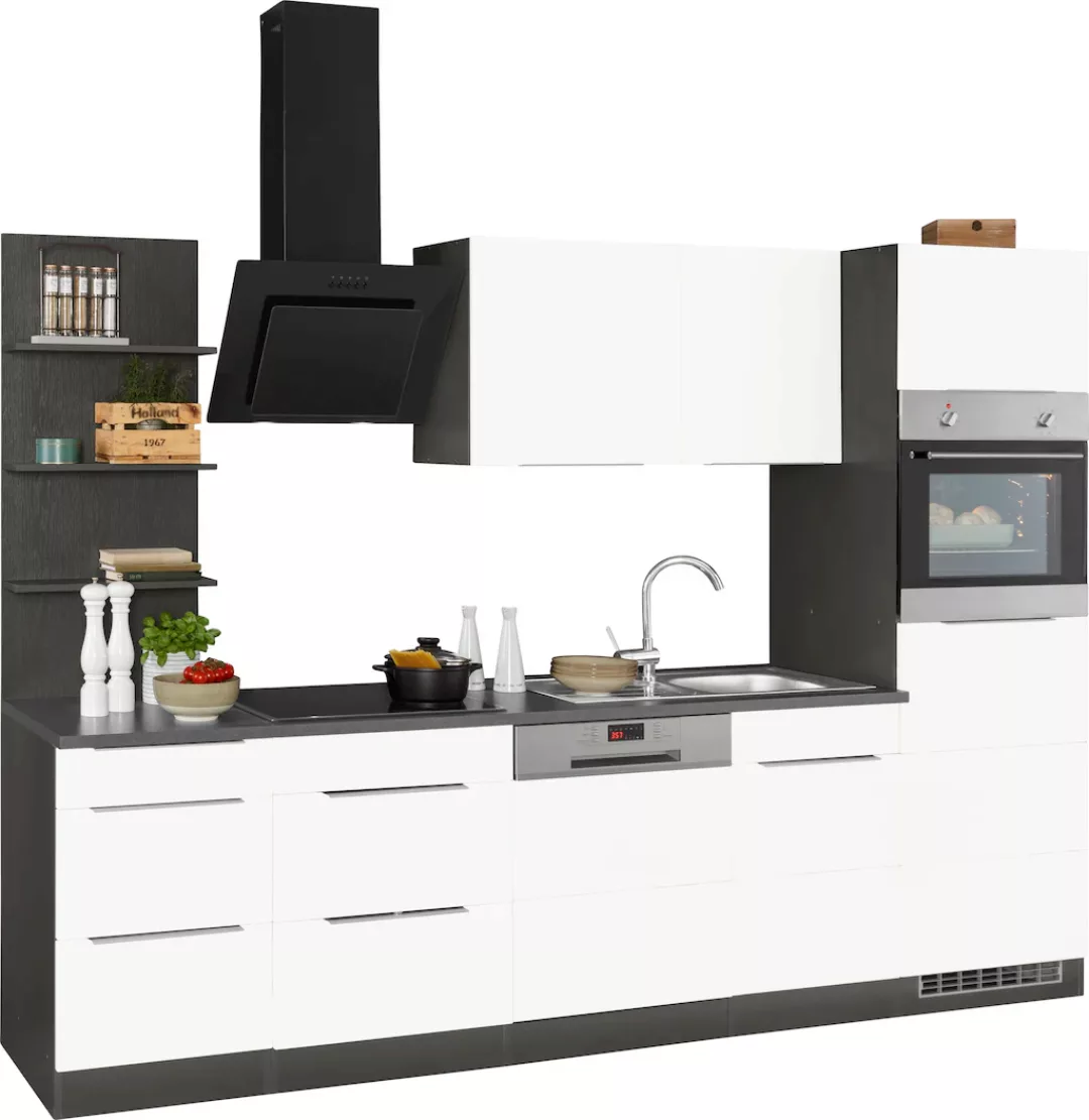 Kochstation Küchenzeile »KS-Brindisi«, ohne Geräte, Breite 280 cm günstig online kaufen
