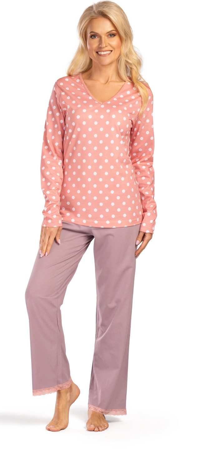 Consult-Tex Pyjama Damen Pyjama Schlafanzug DW990salm günstig online kaufen