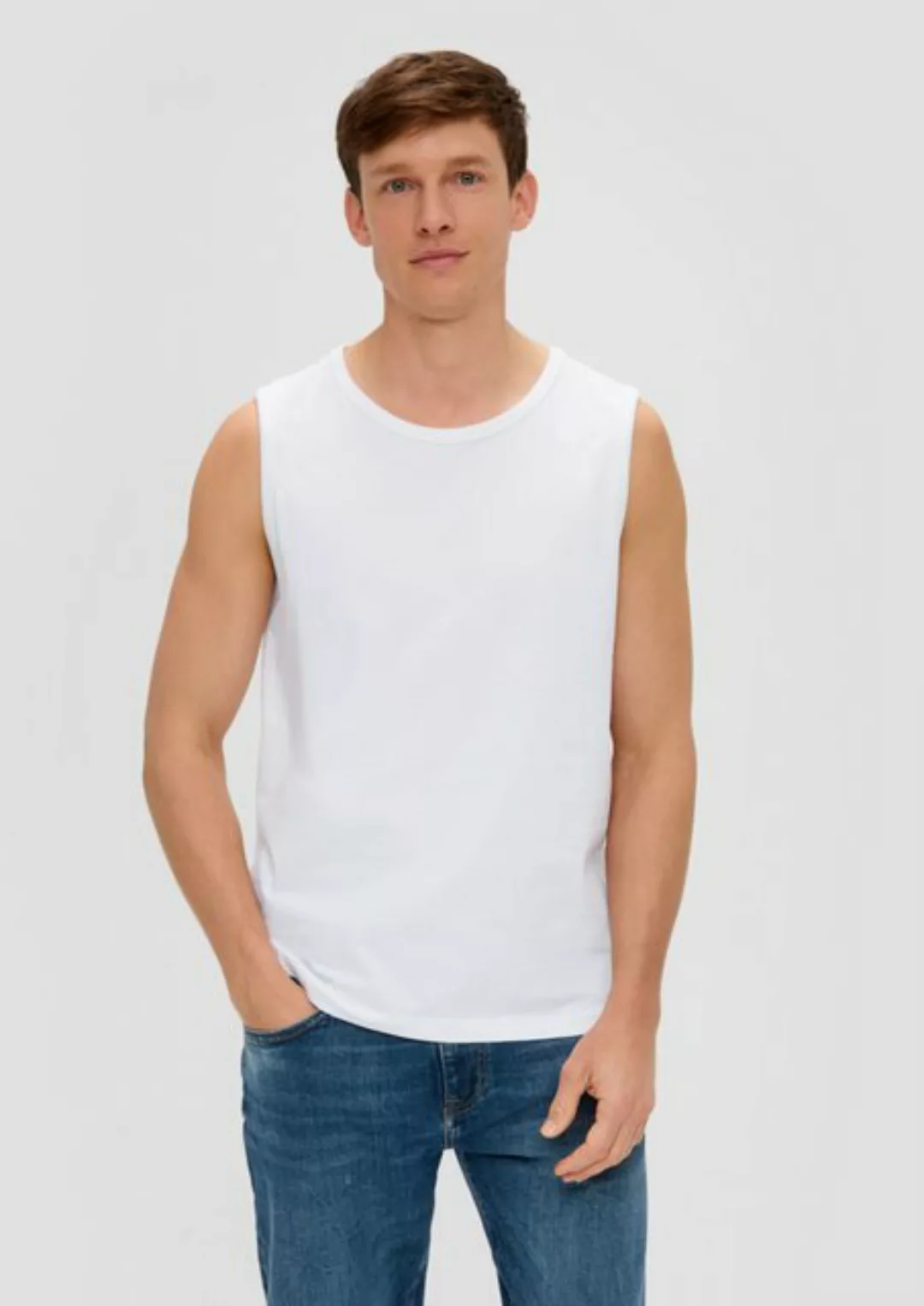 s.Oliver Kurzarmshirt Tanktop im 2er-Pack günstig online kaufen