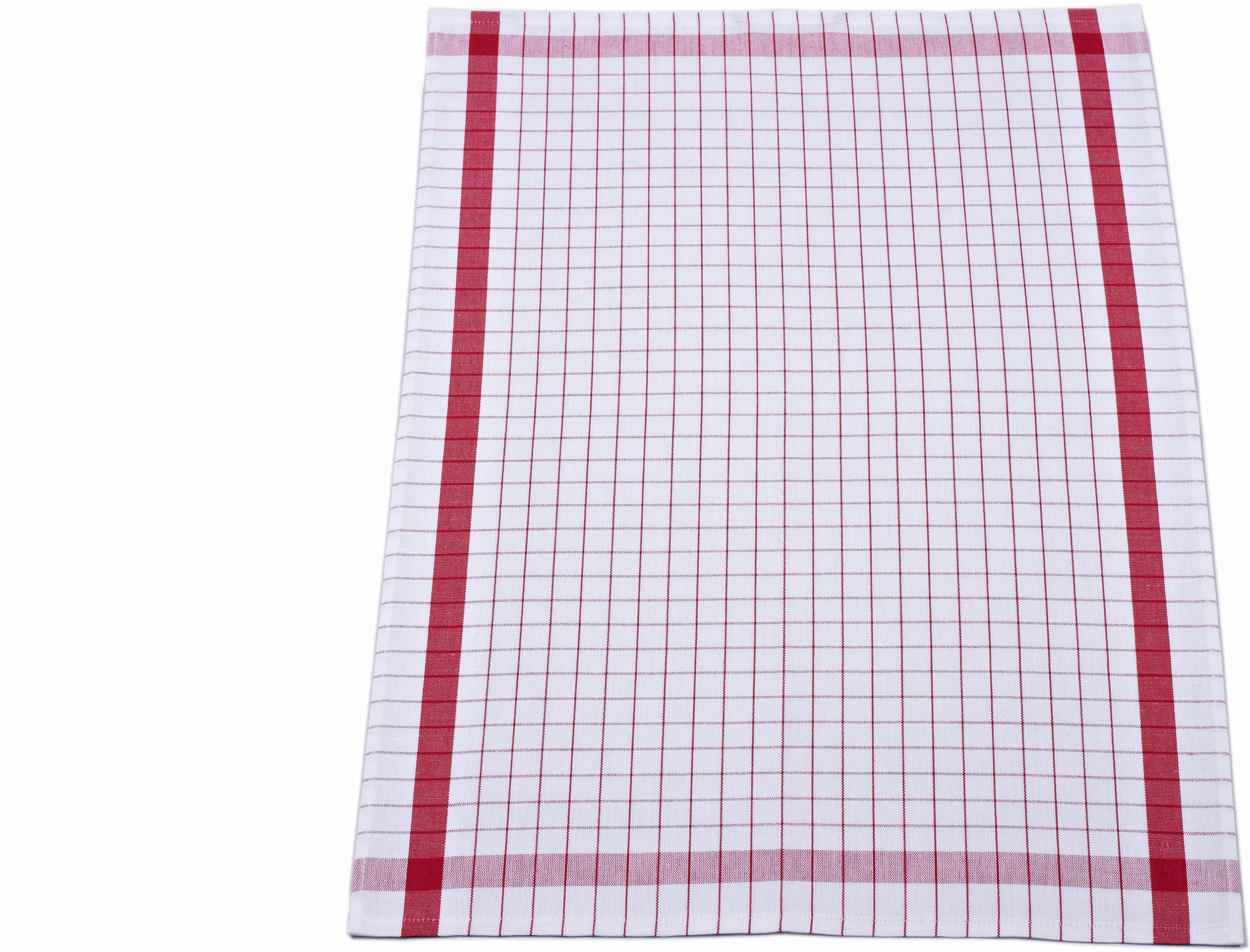 ROSS Geschirrtuch »Exclusiv«, (Set, 3 tlg.), Karofond, 50x70 cm günstig online kaufen