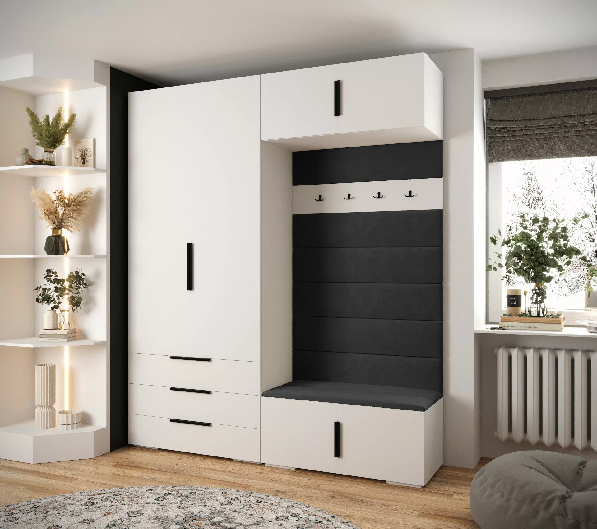 ABIKS MÖBEL Kompaktgarderobe INOVA 1 SATZ günstig online kaufen