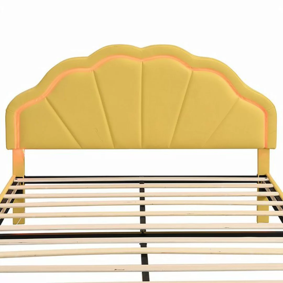 OKWISH Polsterbett Funktionsbett Doppelbett Bett (Gepolsterter Schwebebett günstig online kaufen