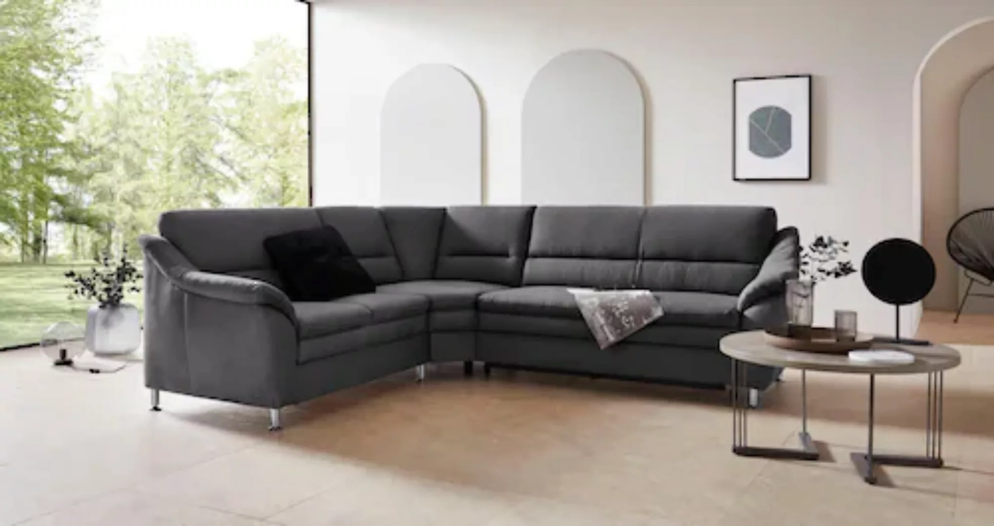 Places of Style Ecksofa »Cardoso L-Form«, mit Trapezecke für mehr Sitzkomfo günstig online kaufen