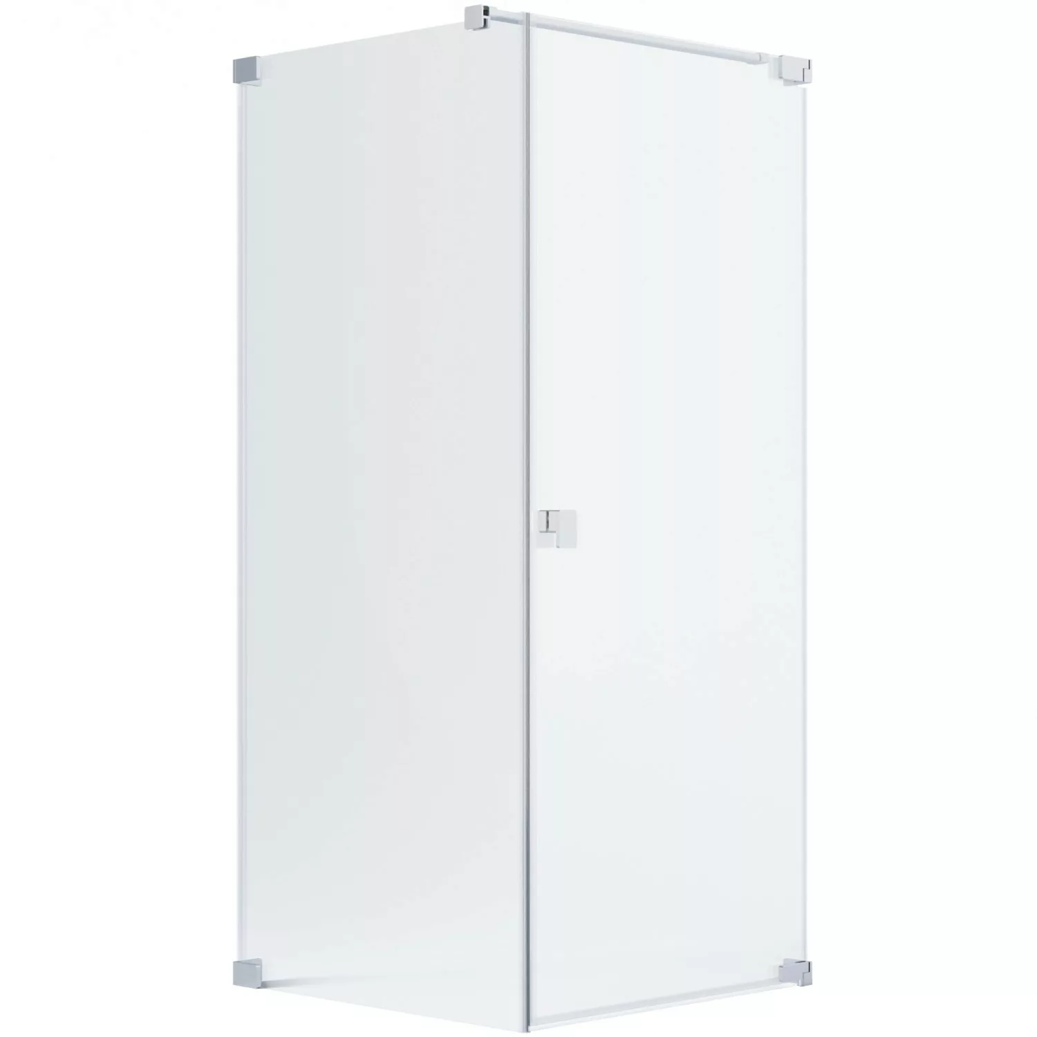 Schöner Wohnen Eckdusche Drehtür u. Seitenwand L Silbermatt 100 x 90 x 200 günstig online kaufen