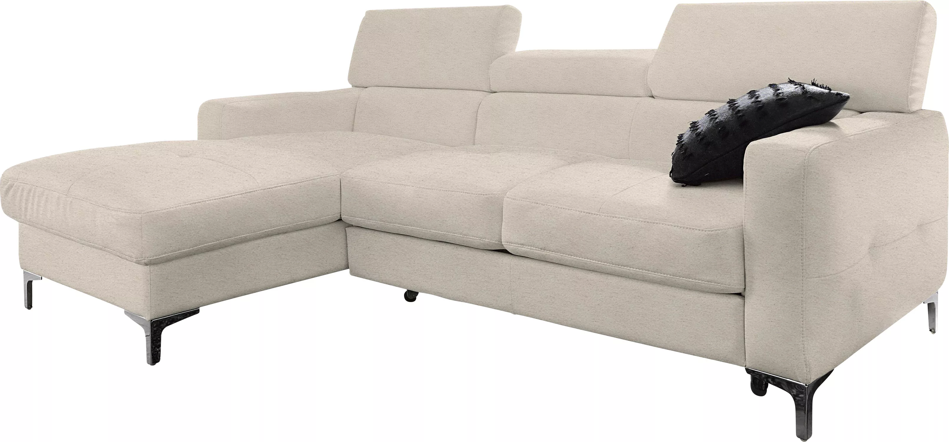 COTTA Ecksofa "Sammy L-Form", wahlweise mit Bettfunktion günstig online kaufen