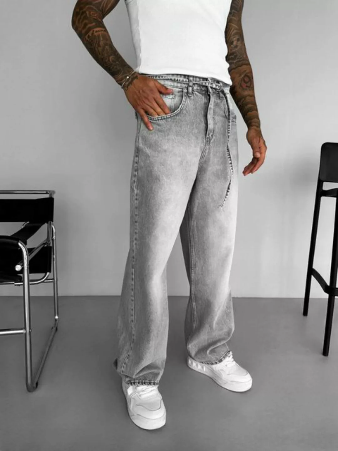 Abluka Bequeme Jeans TRENDIGE RELAXED FIT FADED JEANS - TRENDSETTER günstig online kaufen