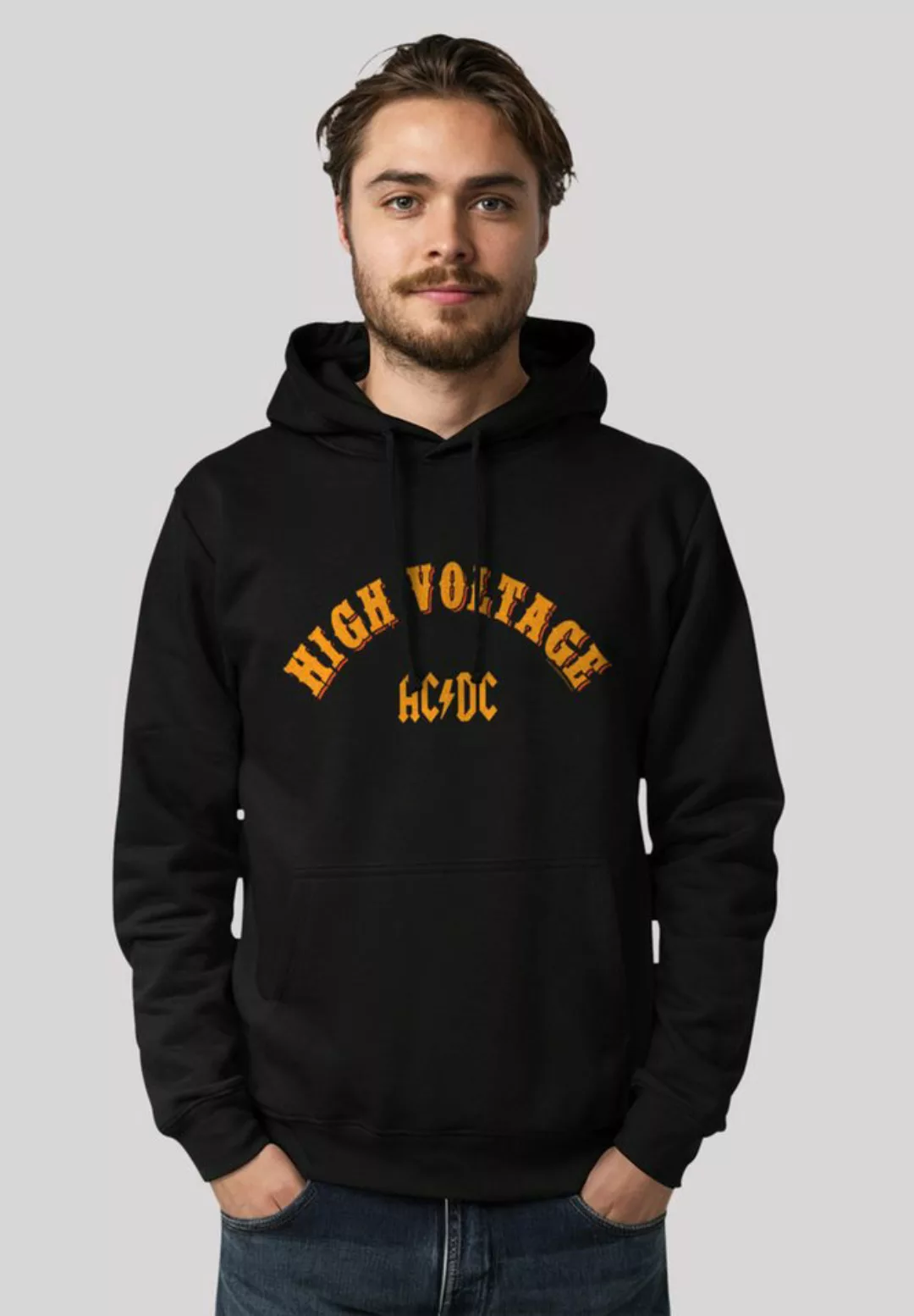 F4NT4STIC Kapuzenpullover AC/DC Rock Musik Band High Voltage Collegiate Pre günstig online kaufen