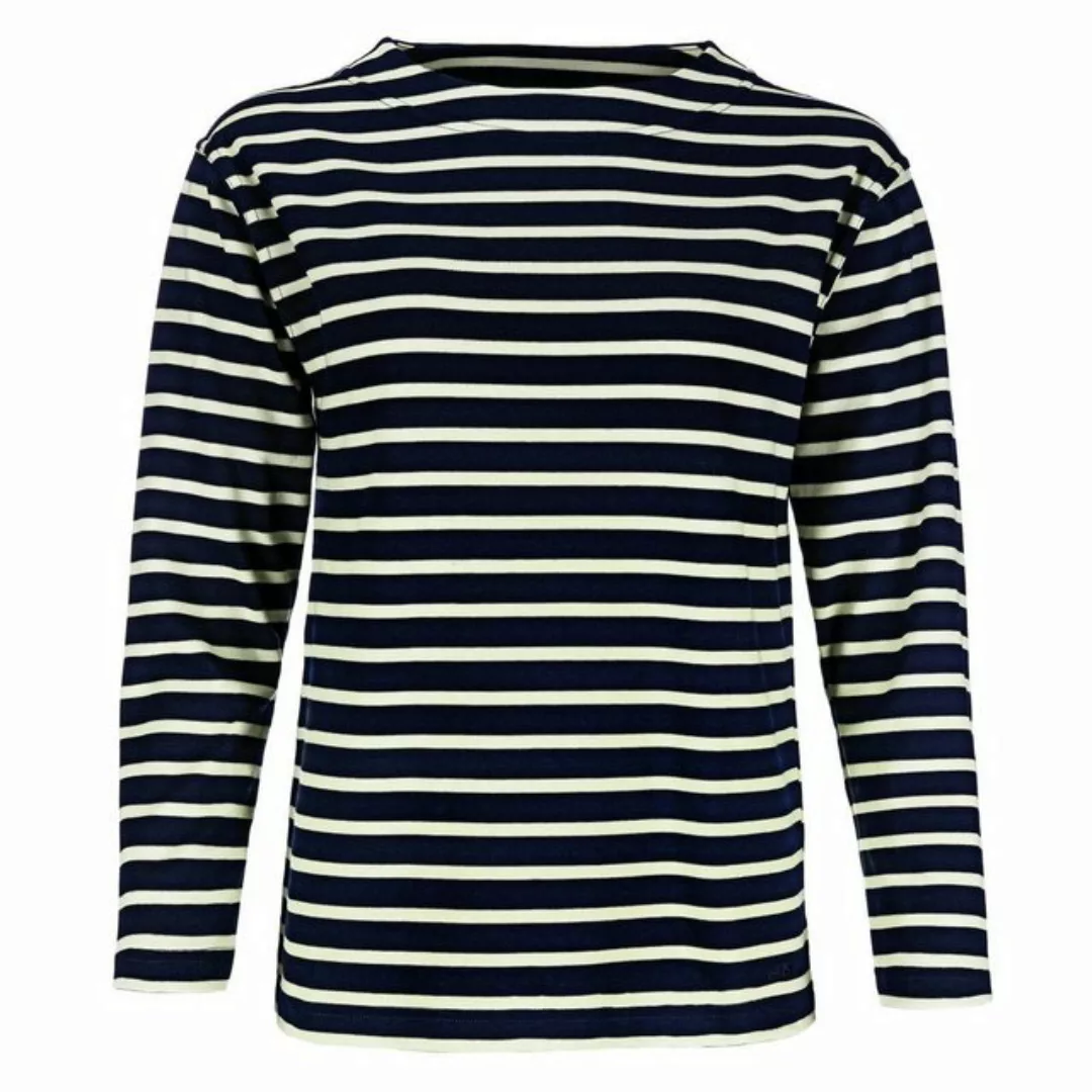 modAS Langarmshirt Damen Bretonisches Shirt U-Boot Ausschnitt - Ringelshirt günstig online kaufen