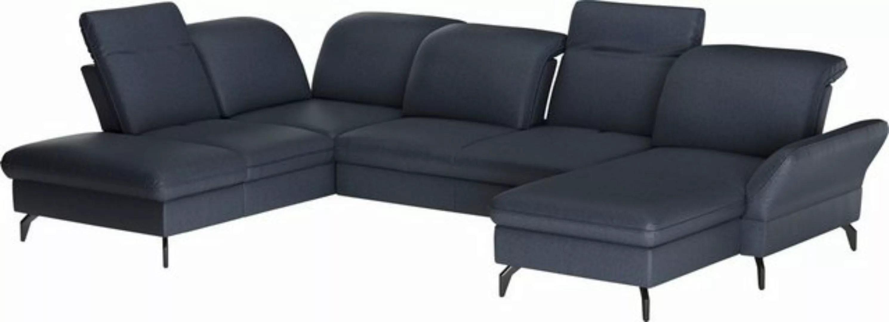 sit&more Wohnlandschaft "Leandro U-Form", Wahlweise mit Bett-, Kopfteil - u günstig online kaufen