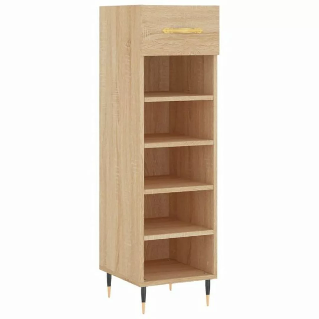 vidaXL Kleiderschrank Schuhschrank Sonoma-Eiche 30x35x105 cm Holzwerkstoff günstig online kaufen