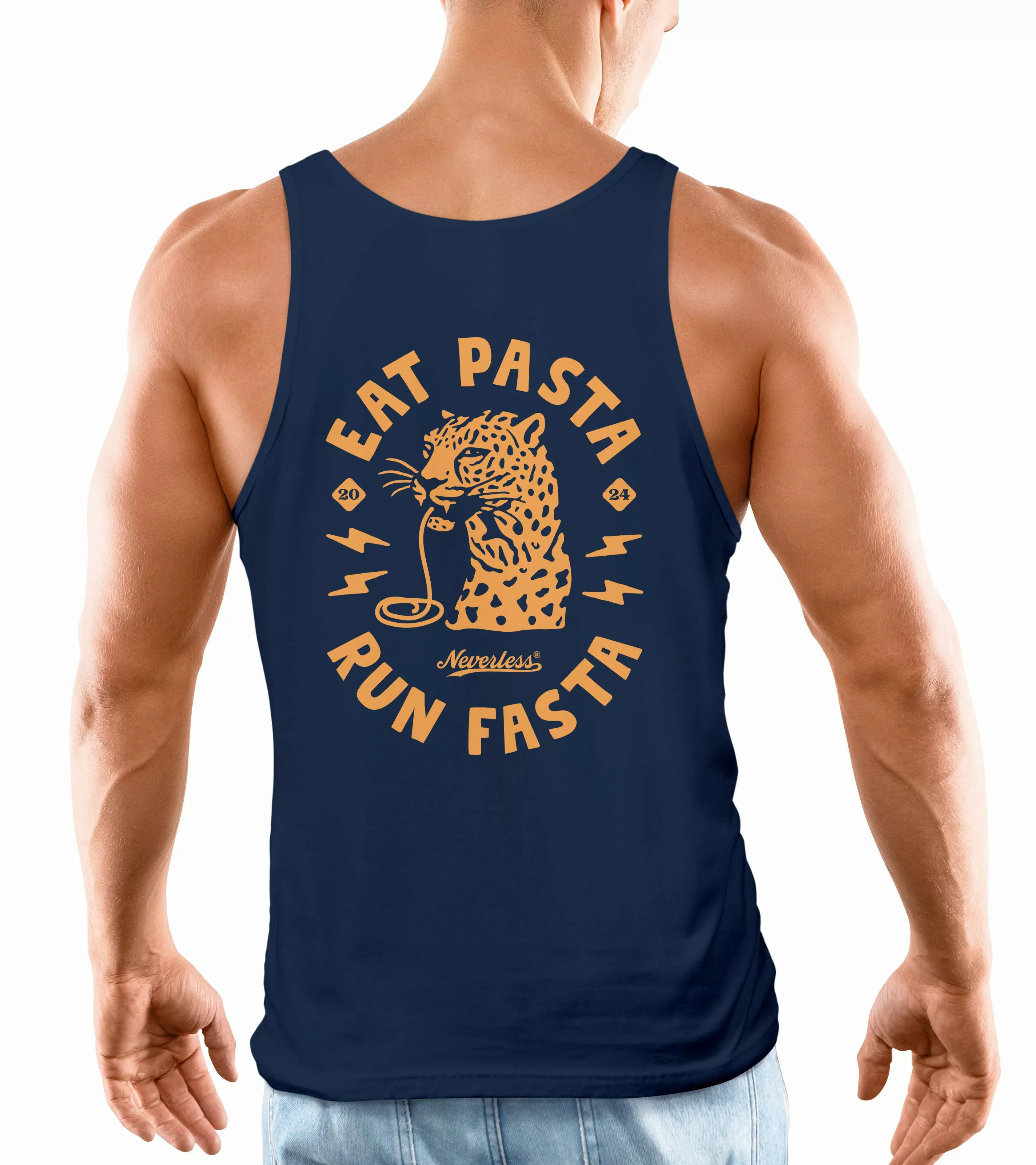 Neverless Tanktop Herren Tank-Top Aufdruck Schrift günstig online kaufen
