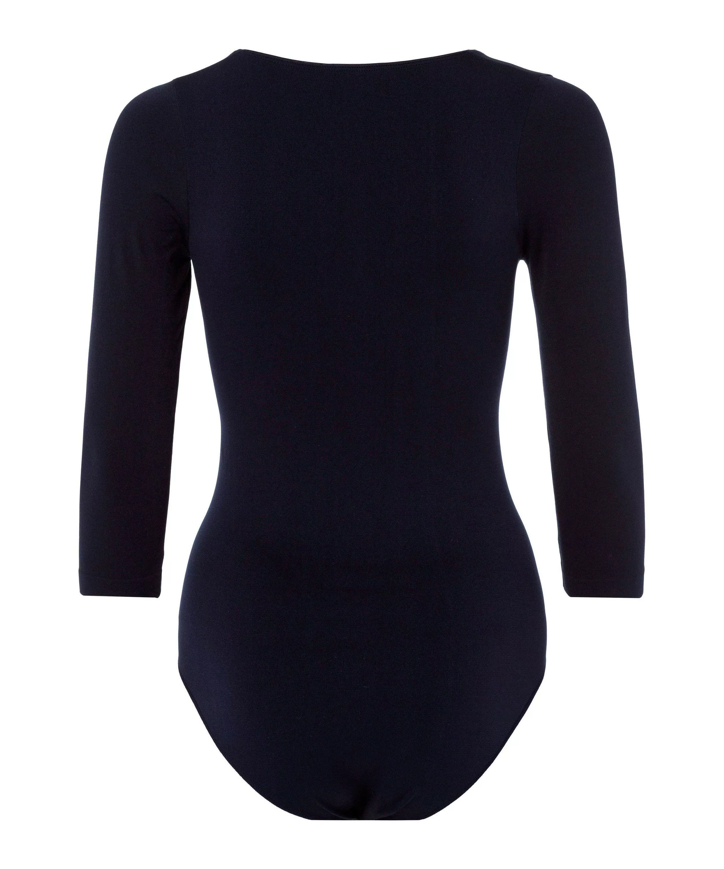 FALKE Fine Cotton Damen Body, L, Blau, Uni, Baumwolle, 40926-617903 günstig online kaufen