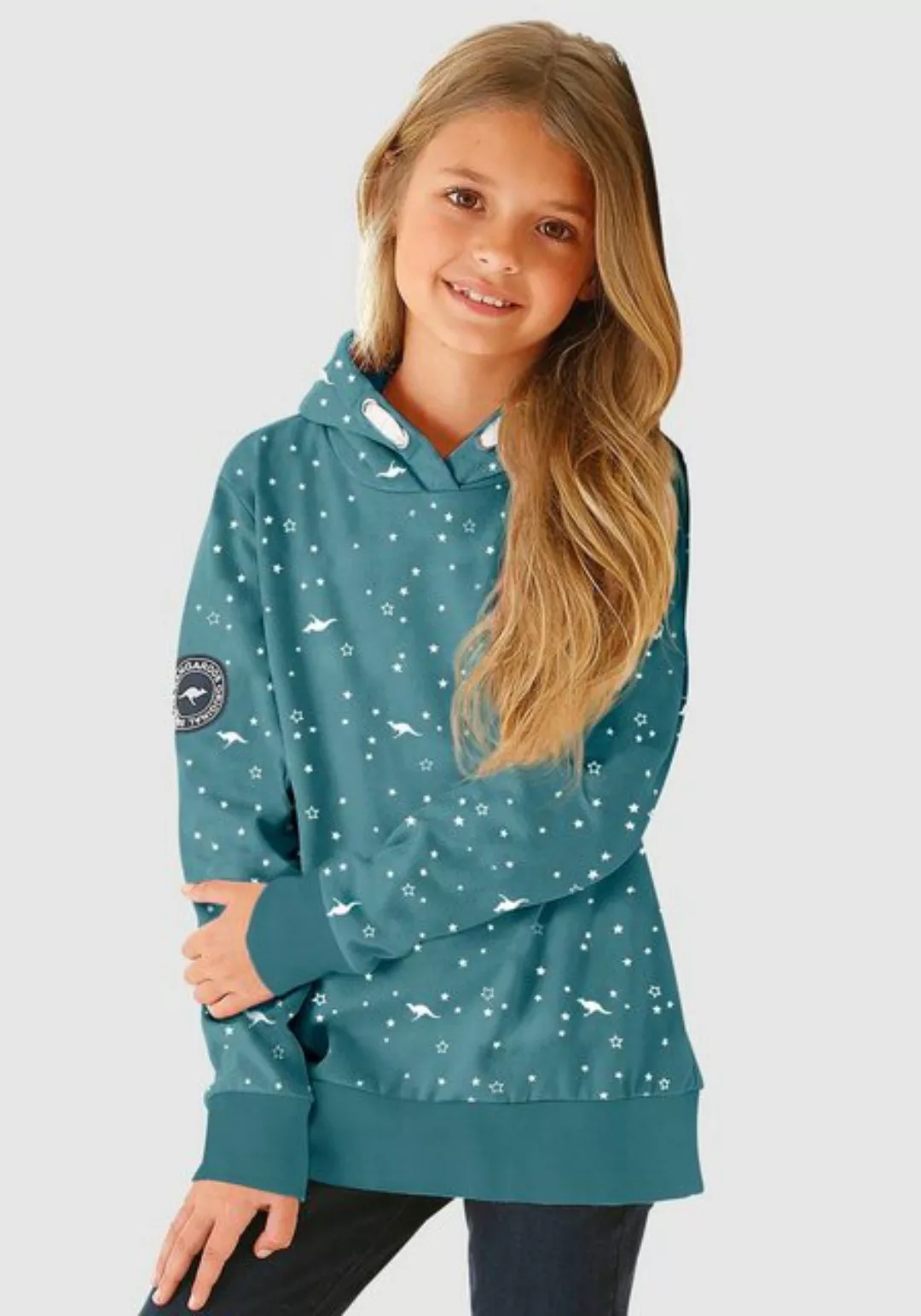 KangaROOS Kapuzensweatshirt mit seitlichen Taschen günstig online kaufen