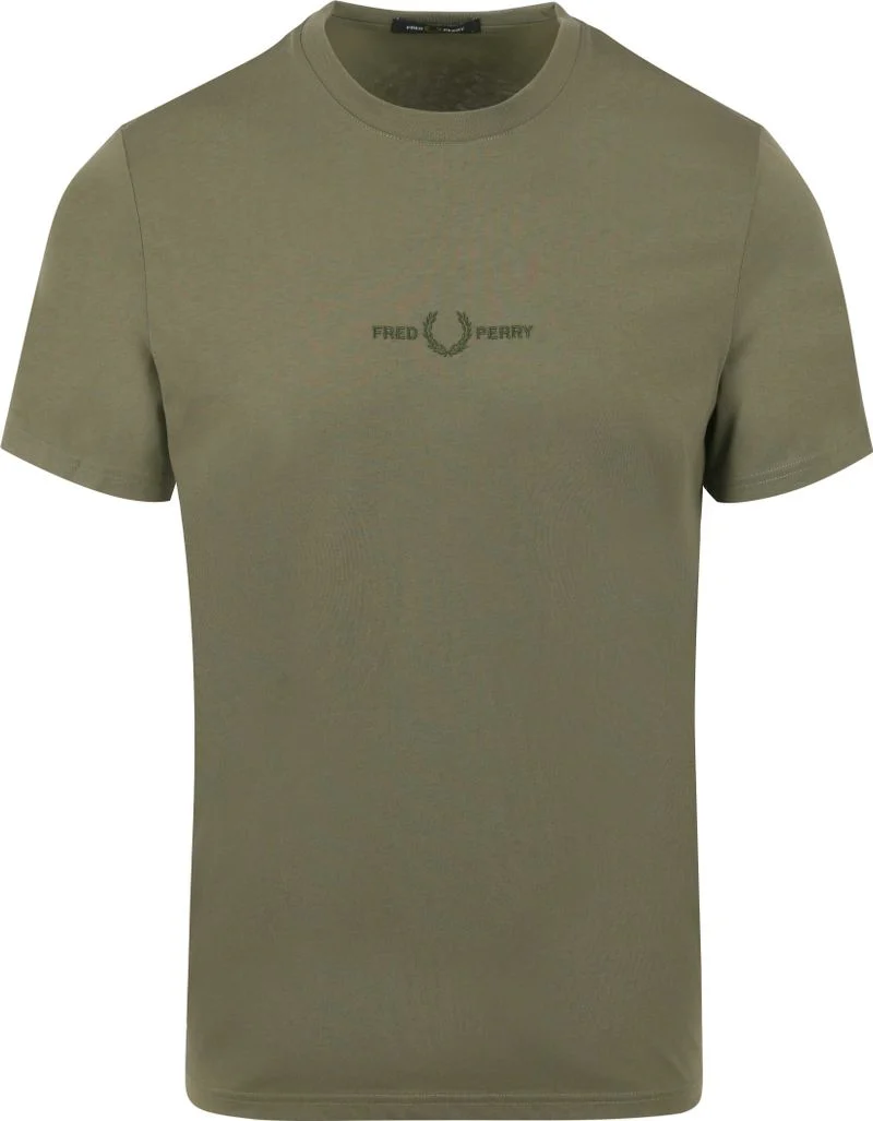 Fred Perry T-Shirt M4580 Olivgrün - Größe XXL günstig online kaufen