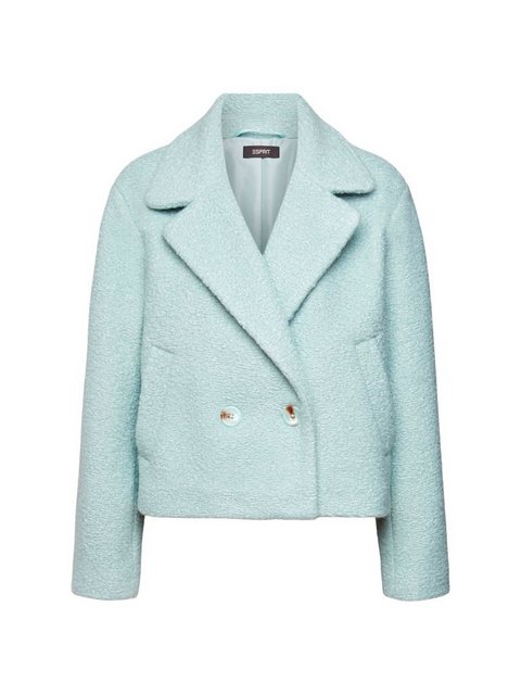 Esprit Collection Outdoorjacke Webstoff-Jacke in Woll-Optik günstig online kaufen