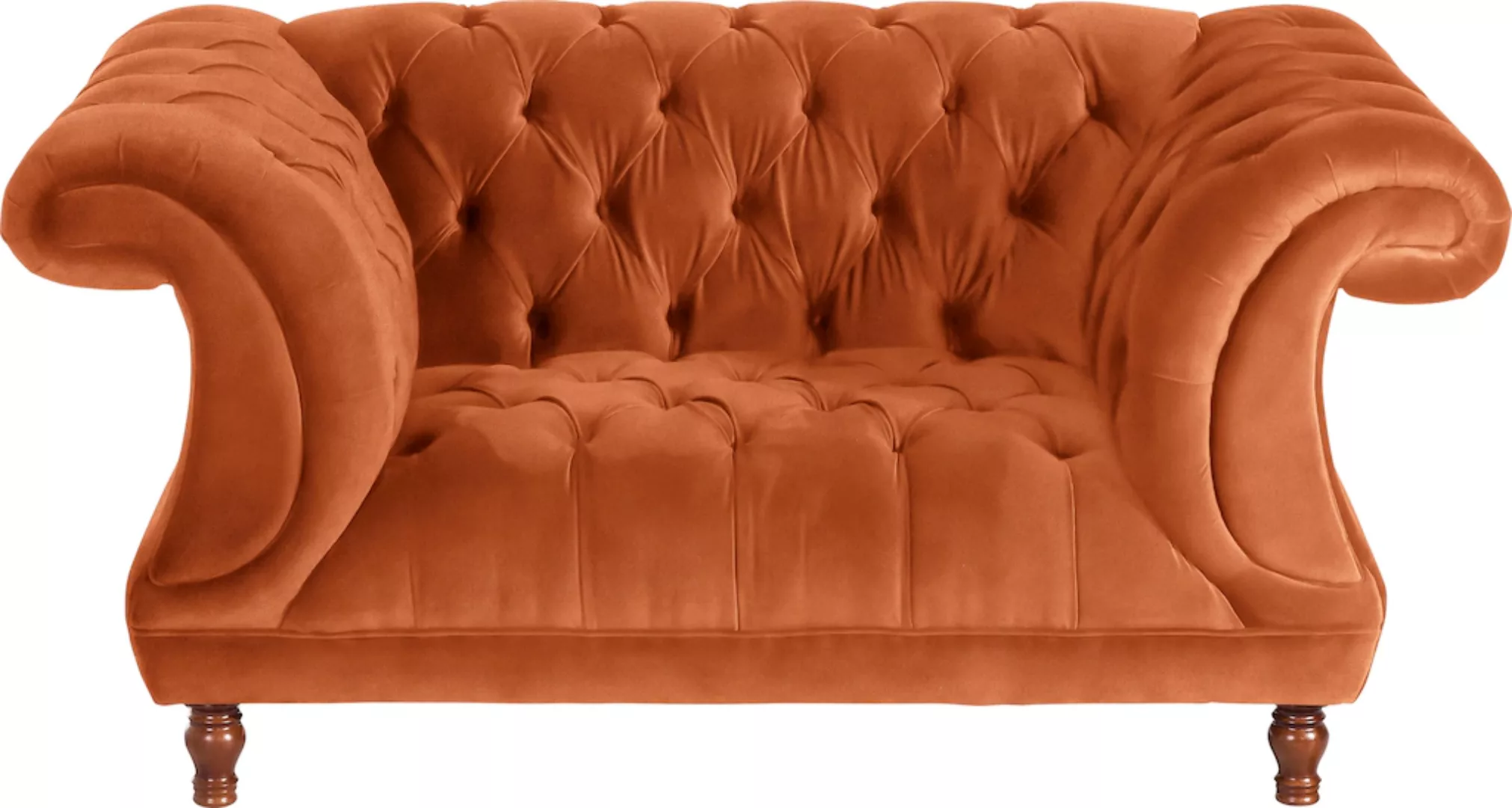 Max Winzer® Loveseat »Isabelle, Loungesessel«, Knopfheftung & gedrechselten günstig online kaufen