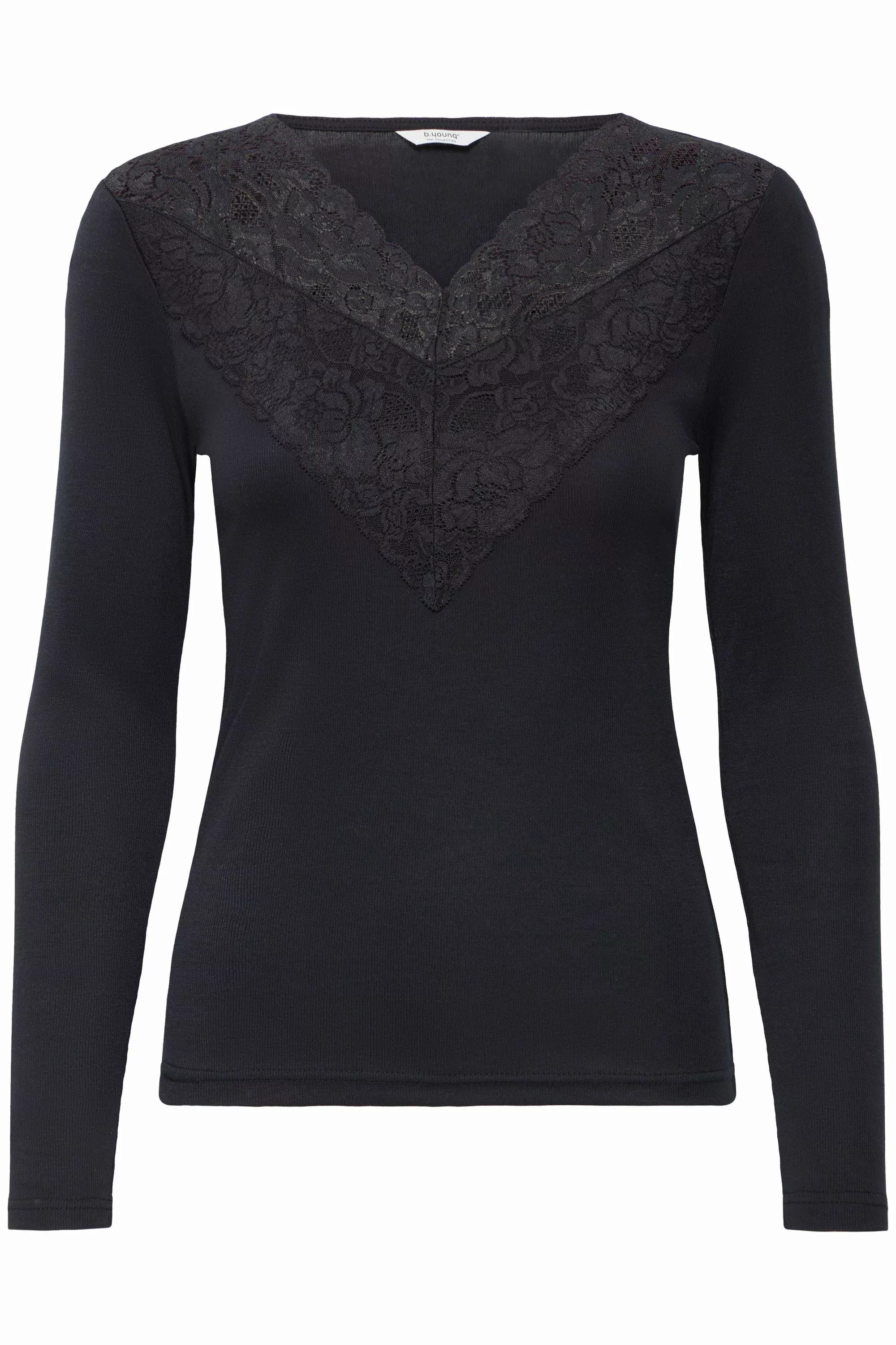 b.young Longsweatshirt "Longtop BYPIRENI LACE TOP -" günstig online kaufen