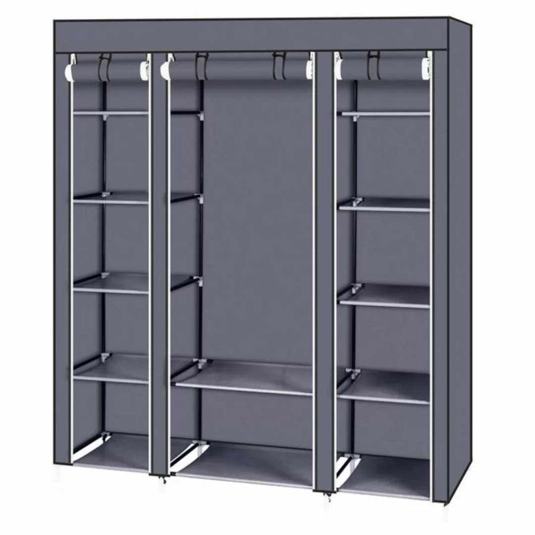 VINGLI Stoffschrank Kleiderschrank, 150 x 45 x 175 cm, Faltschrank, Stoffsc günstig online kaufen