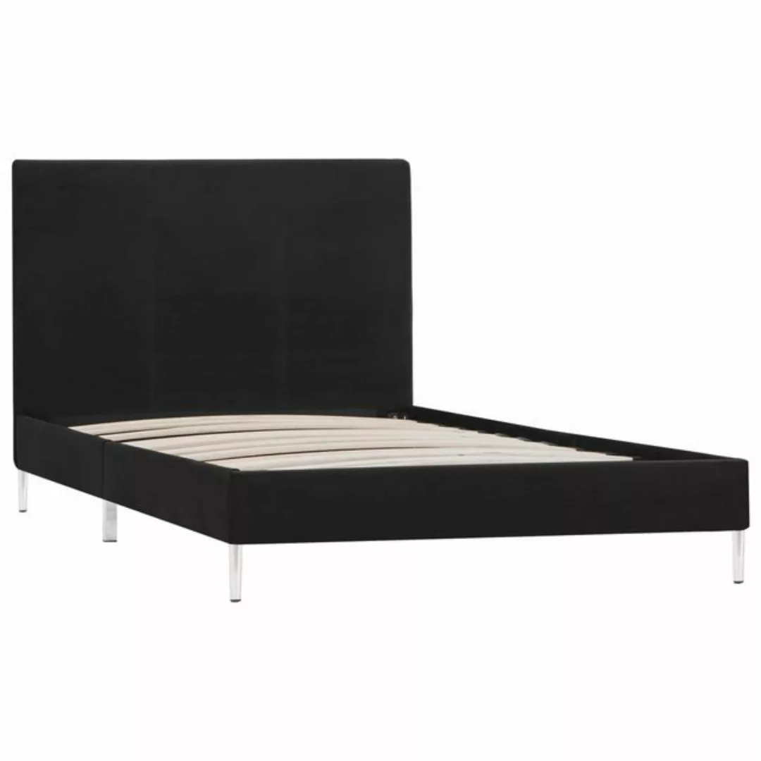 furnicato Bettgestell Schwarz Stoff 90x200 cm (1-tlg) günstig online kaufen