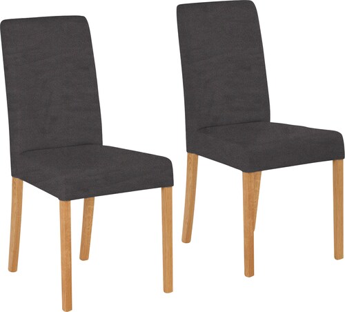 Home affaire 4-Fußstuhl "Bologna", (Set), 4 St., Microfaser, Gestell aus Ma günstig online kaufen