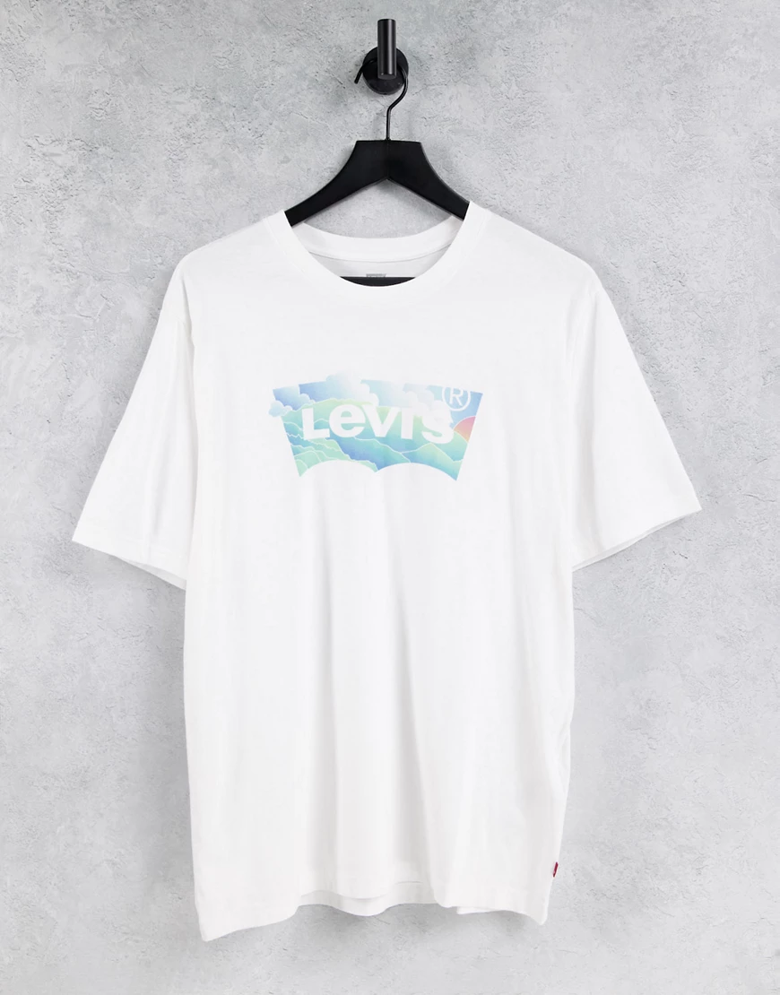 Levi´s ® Relaxed Fit Kurzarm T-shirt 2XL Batwing Clouds Wh günstig online kaufen
