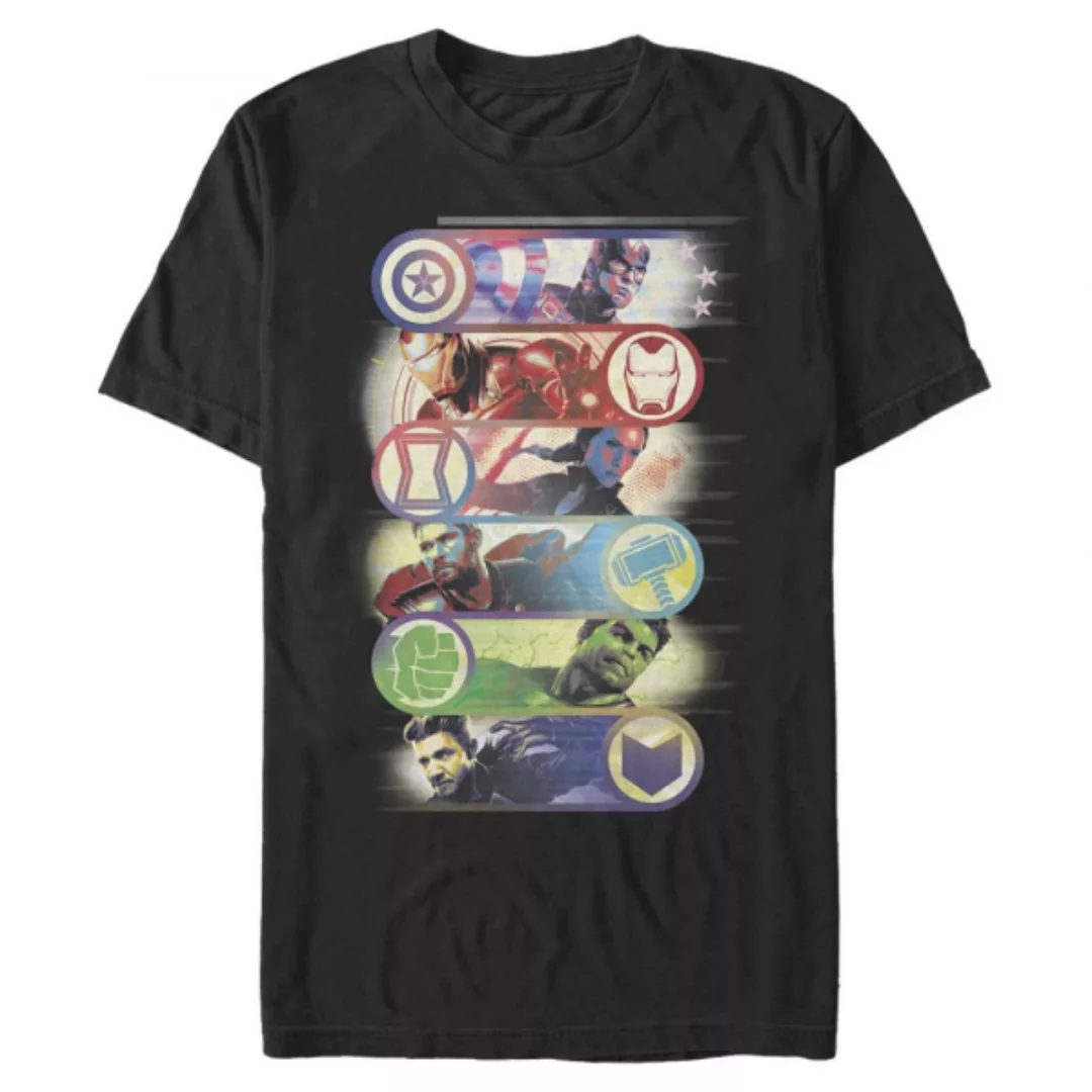 Marvel - Avengers Endgame - Gruppe Avengers Group Badge - Männer T-Shirt günstig online kaufen