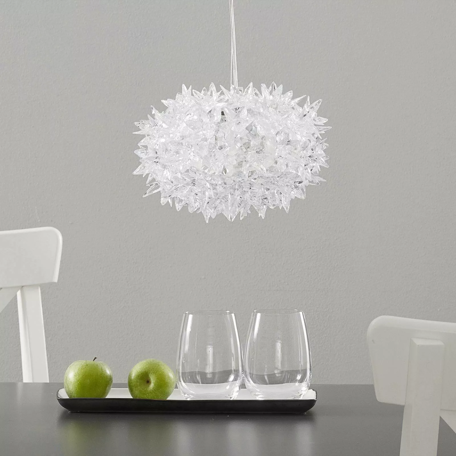 Kartell Bloom S2 LED-Hängelampe, transparent günstig online kaufen