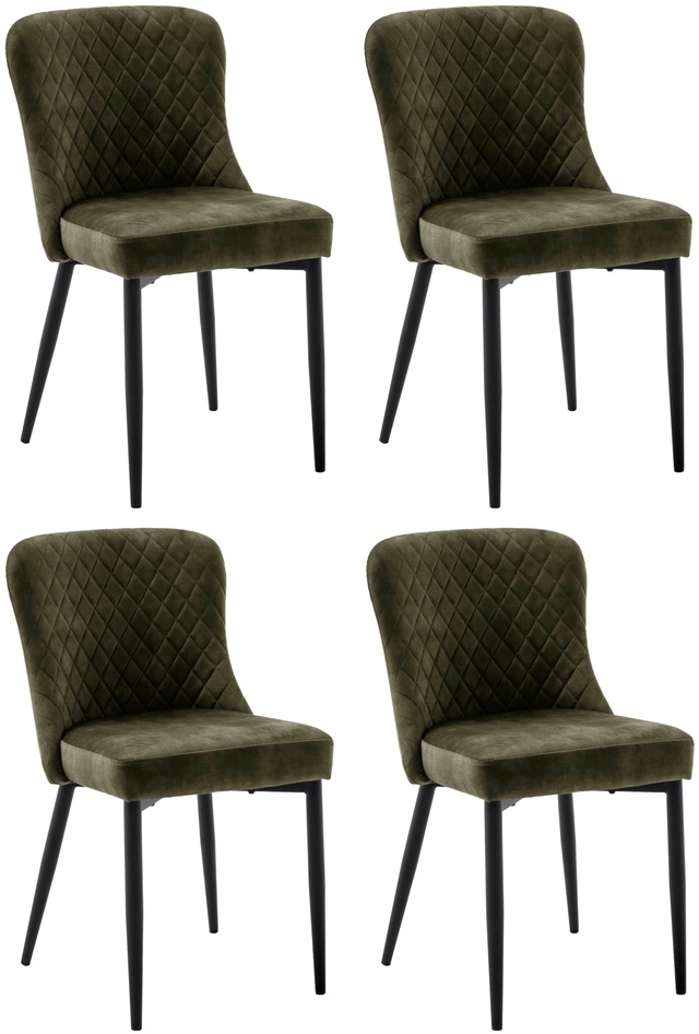 MCA furniture 4-Fußstuhl "ABOSHI Esszimmerstuhl (4er Set)", (Set), 4 St., V günstig online kaufen