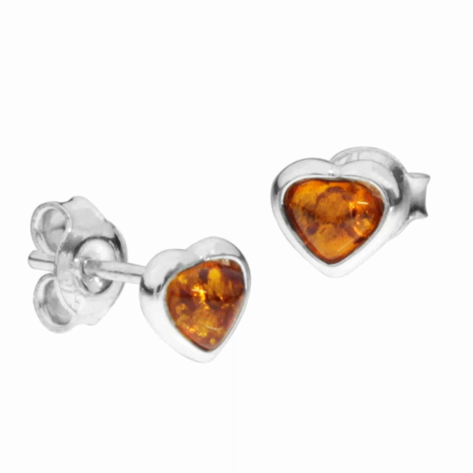 OSTSEE-SCHMUCK Paar Ohrstecker Ostsee-Schmuck Ohrstecker Miniherz günstig online kaufen