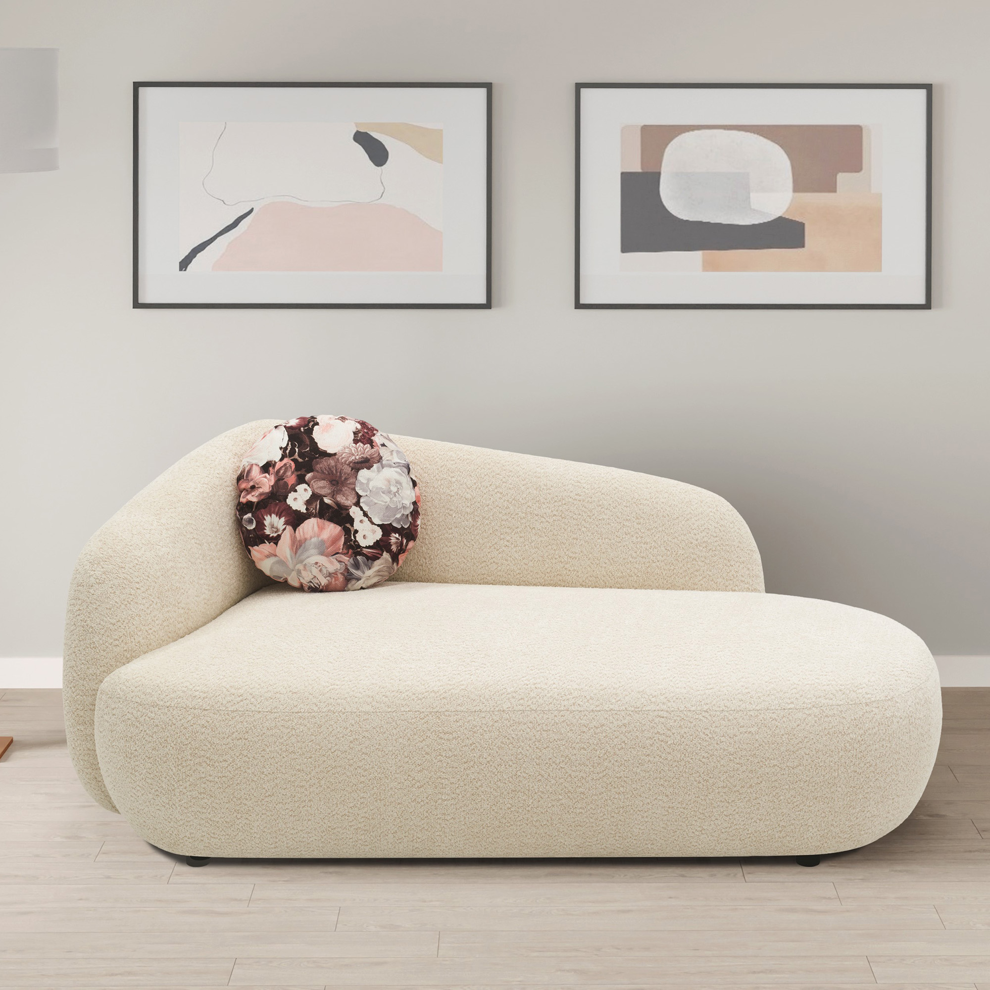Recamiere 700013, Liege, oval, Füße mit Filzgleitern, Sofa, 183 x 105 x 75 günstig online kaufen