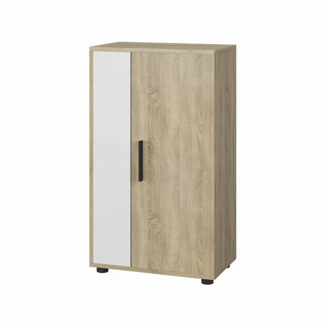 Vicco Highboard Berno, Sonoma/Weiß, 50.1 x günstig online kaufen