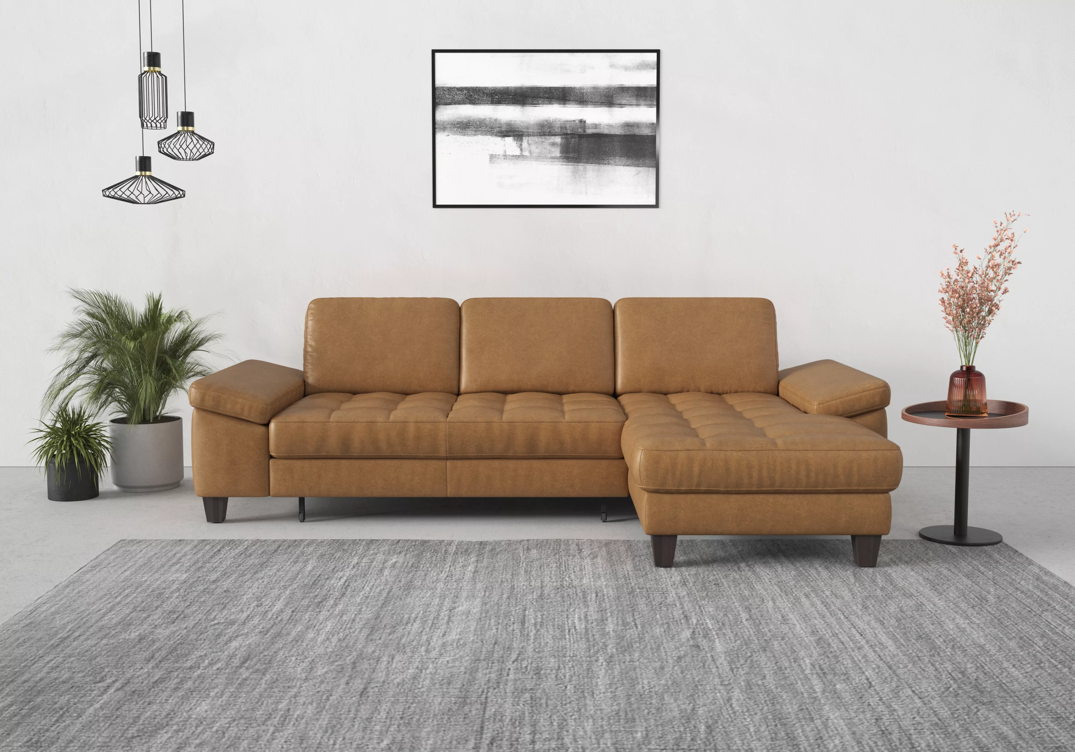 sit&more Ecksofa "Westham L-Form", Recamiere, mit oder ohne Bettfunktion, B günstig online kaufen
