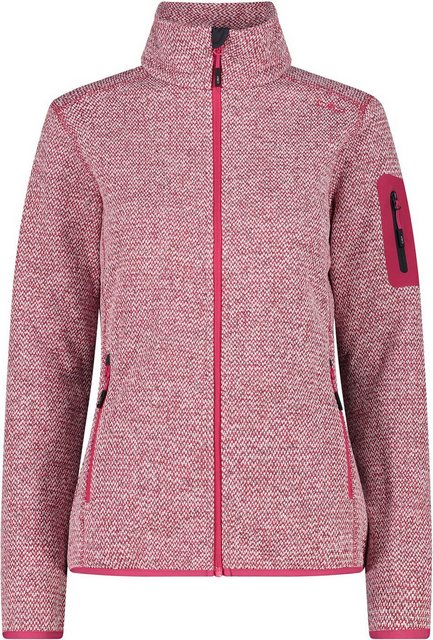 CMP Strickfleecejacke WOMAN JACKET FUCSIA-BIANCO günstig online kaufen