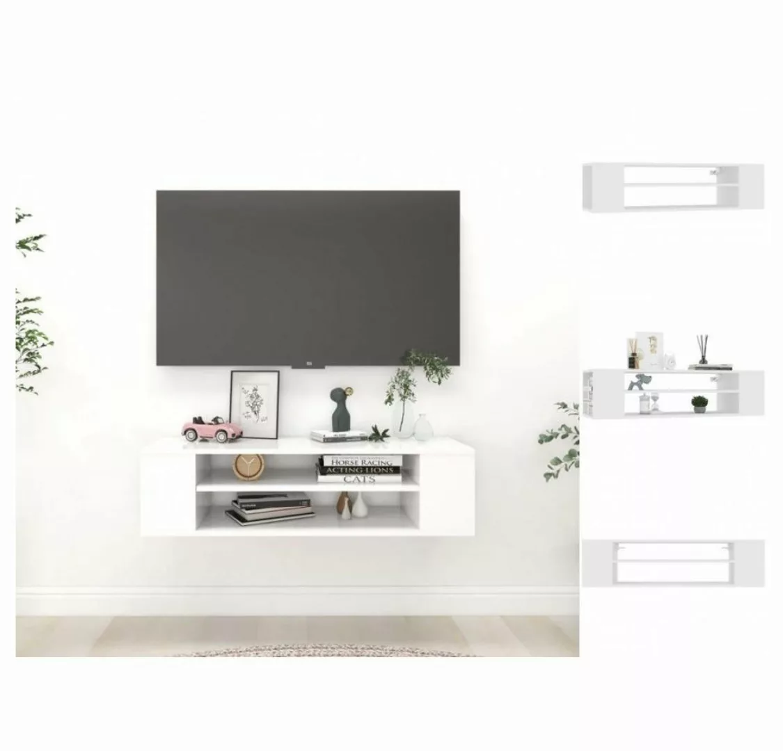 vidaXL TV-Schrank TV-Hängeschrank Weiß 100x30x26,5 cm Spanplatte günstig online kaufen