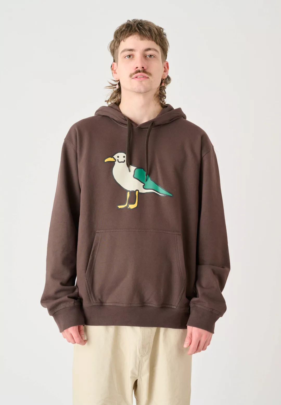 Cleptomanicx Kapuzensweatshirt "Smile Gull", mit coolem Print günstig online kaufen