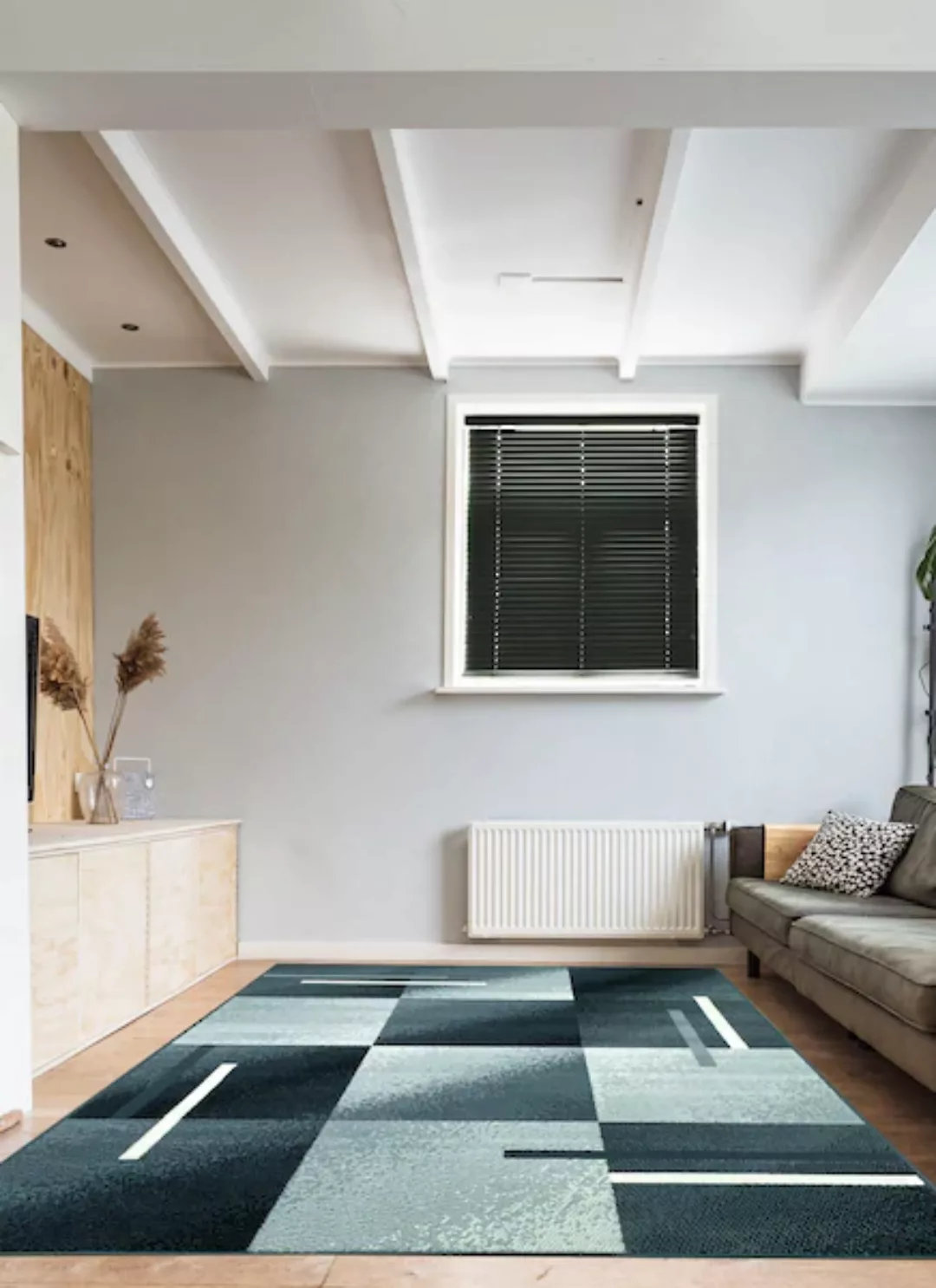 my home Teppich »Nolan«, rechteckig, modernes Design, Kurzflor, ideal im Wo günstig online kaufen