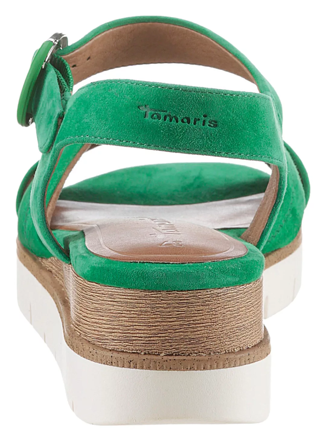 Tamaris Sandalette, Sommerschuh, Sandale, Keilabsatz, mit 2 cm Plateau günstig online kaufen