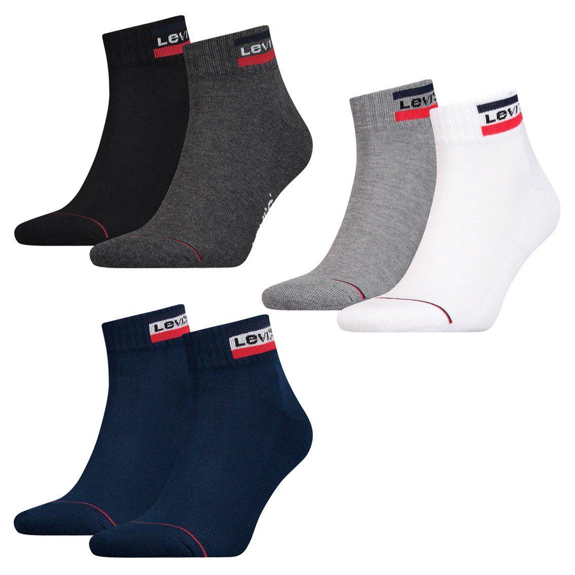 Levi's® Kurzsocken Levis 144 NDL Mid günstig online kaufen