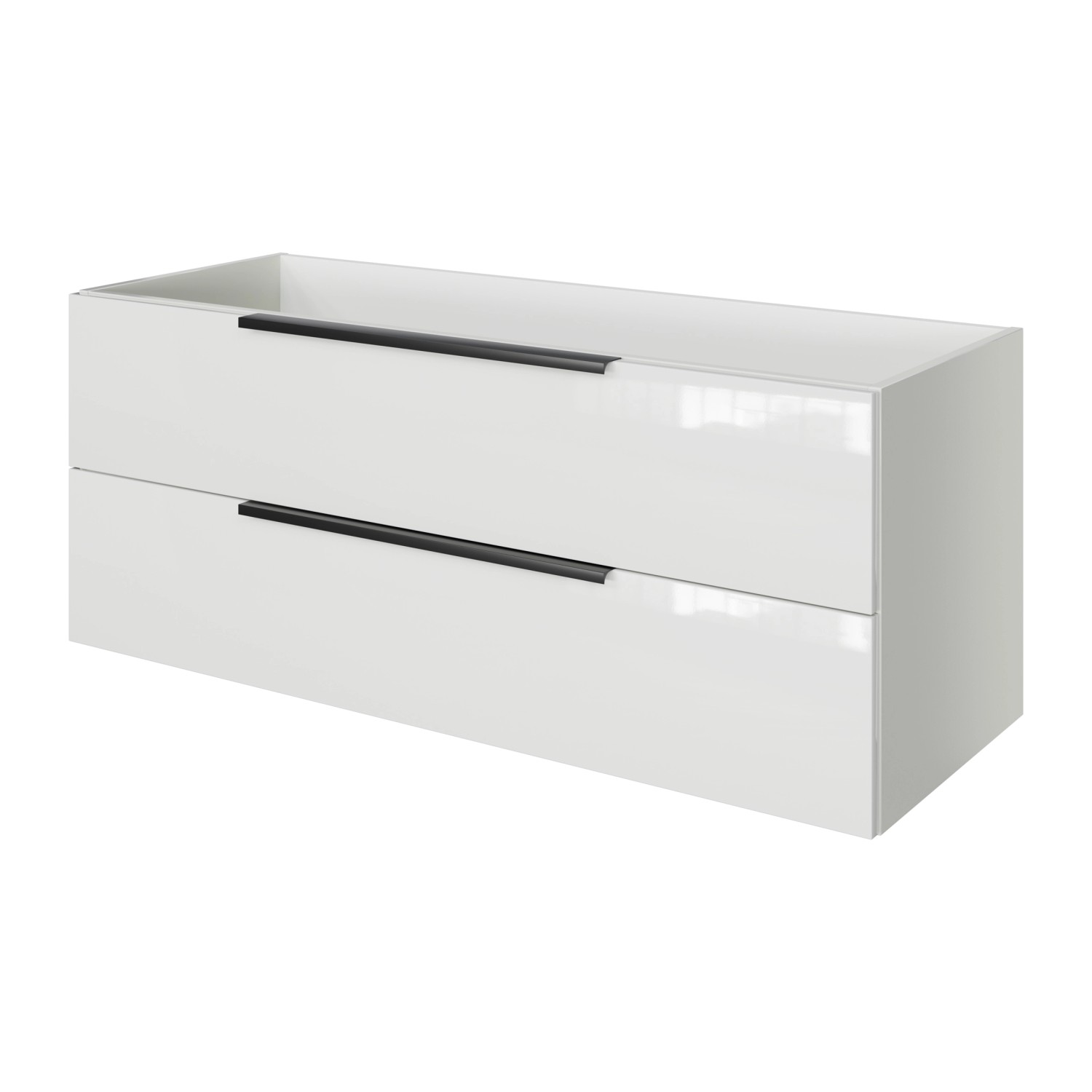 Pelipal Unterschrank für Doppel-Waschtisch Quantum 07 Schneeweiß Glanz 120 günstig online kaufen