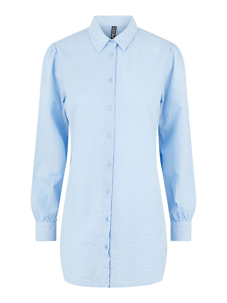 PIECES Pcronja Hemd Damen Blau günstig online kaufen