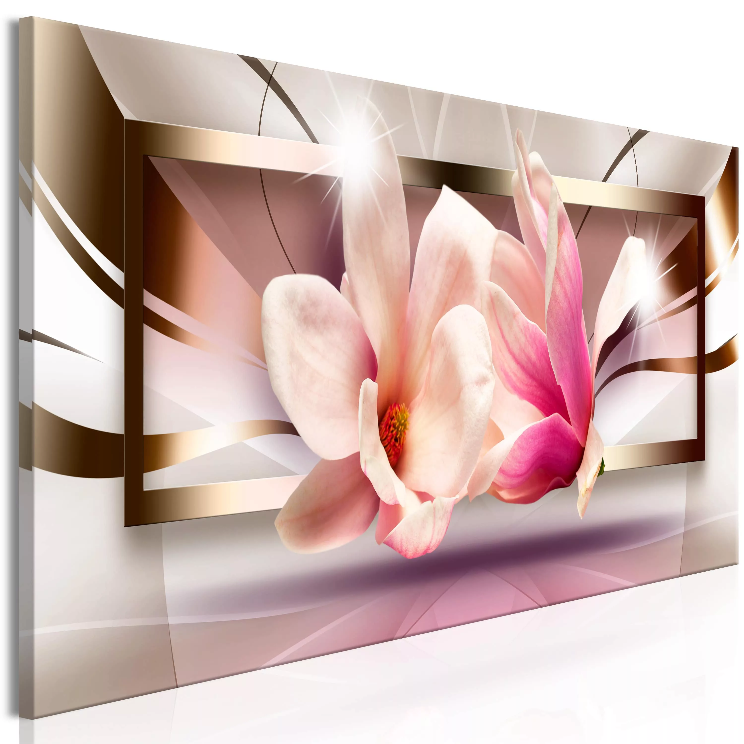 Wandbild - Flowers outside the Frame (1 Part) Narrow günstig online kaufen