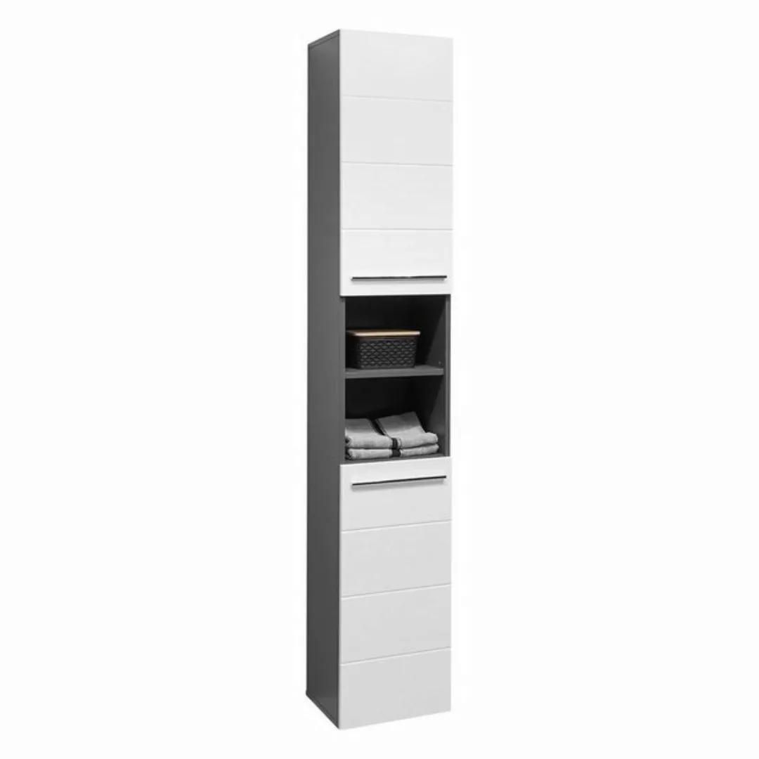 Hochschrank Hochschrank, GLACK, Schwarz, B 34 cm, T 30 cm günstig online kaufen