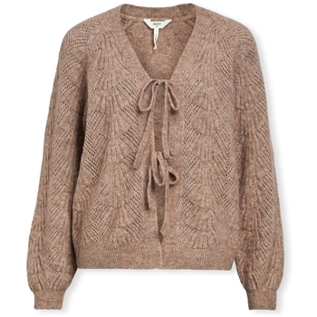 Object  Pullover Noos Flora RE Cardigan - Desert Taupe Melange günstig online kaufen