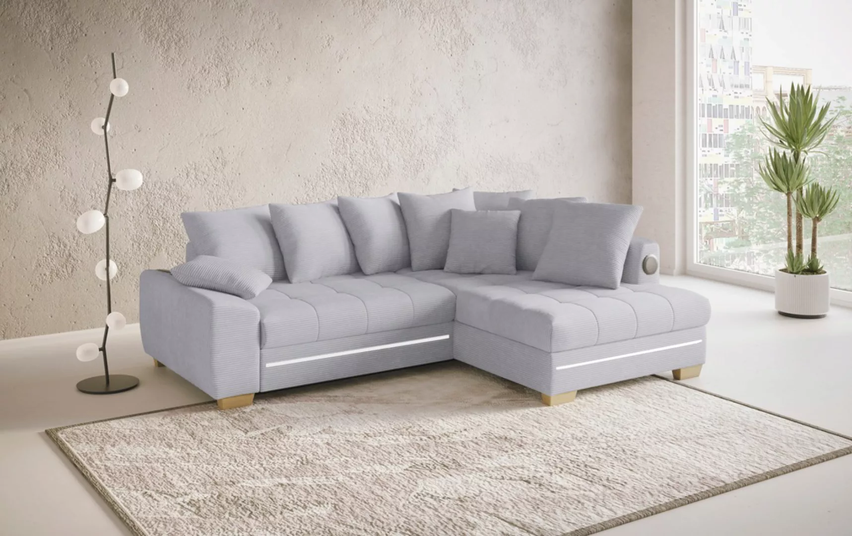 Mr. Couch Ecksofa "Nikita II, L-Form", RGB-LED, Bluetooth-Soundsystem, wahl günstig online kaufen