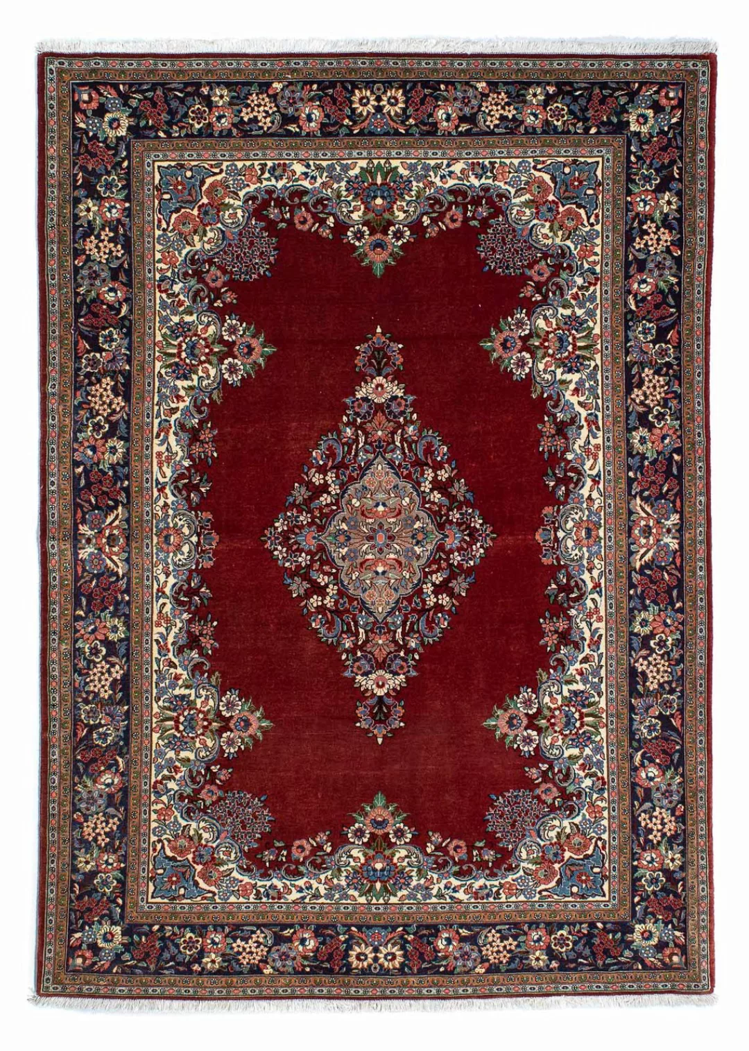 morgenland Wollteppich »Ghom Blumenmuster 203 x 138 cm«, rechteckig, 6 mm H günstig online kaufen