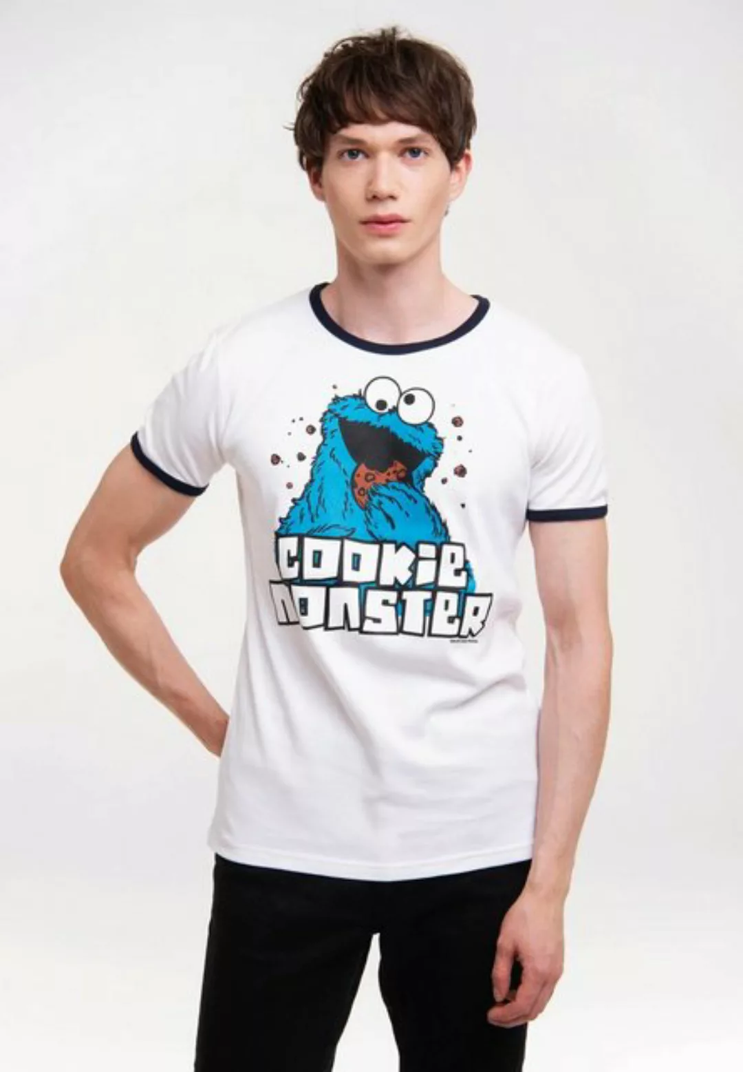 LOGOSHIRT T-Shirt "Cookie Monster" günstig online kaufen