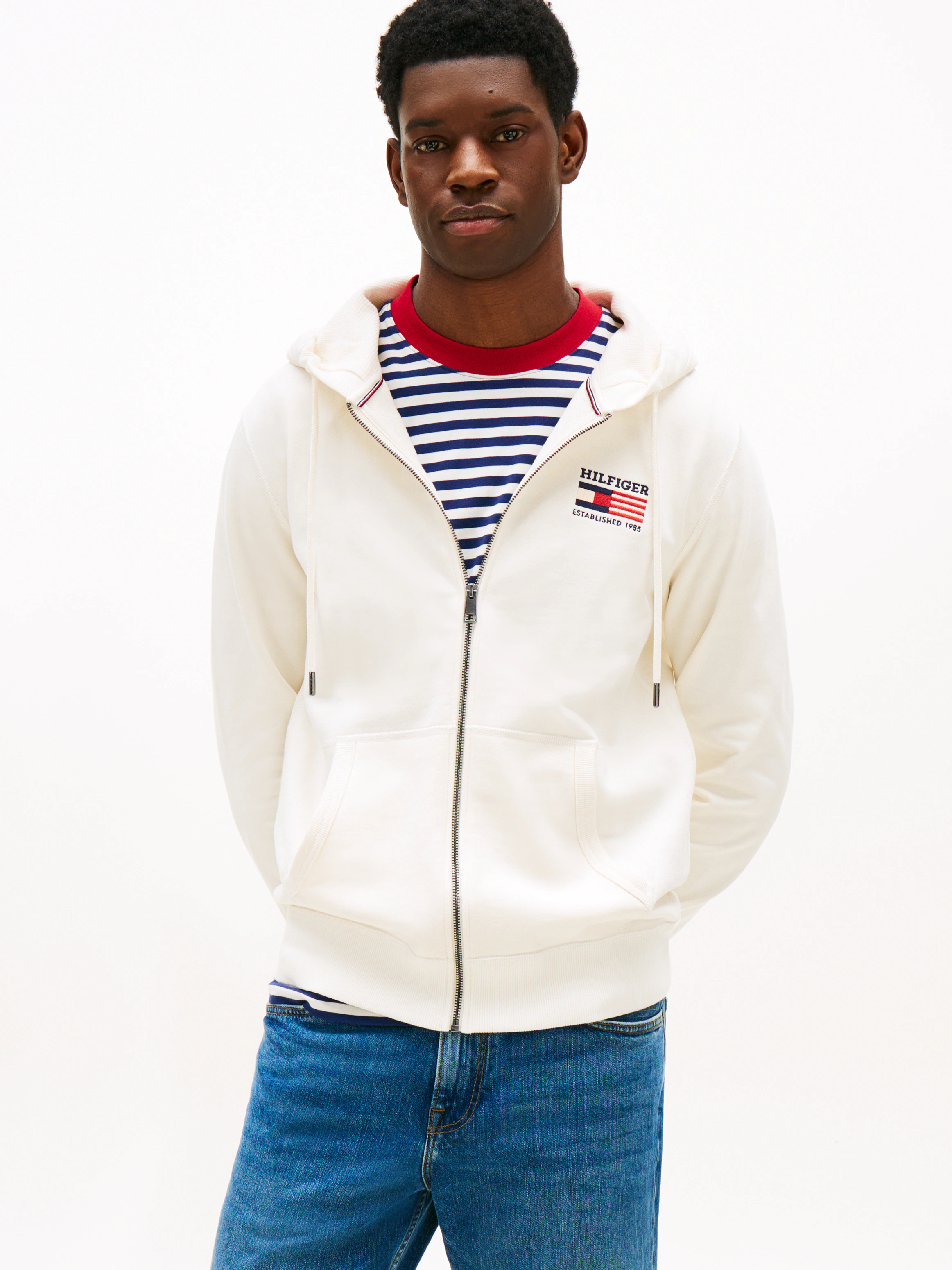 Tommy Hilfiger Kapuzensweatjacke "AMERICANA ZIP THROUGH HOODY" günstig online kaufen