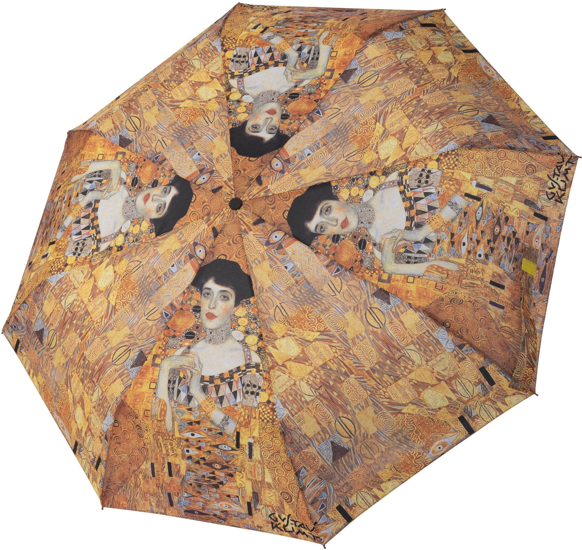 doppler Taschenregenschirm "Art Collection Magic Mini, Klimt Adele", mit UV günstig online kaufen
